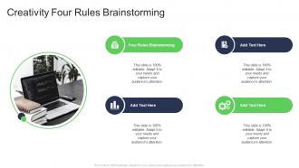 Creativity Four Rules Brainstorming In Powerpoint And Google Slides Cpb