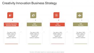 Creativity Innovation Business Strategy In Powerpoint And Google Slides Cpb