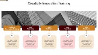 Creativity Innovation Training In Powerpoint And Google Slides Cpb