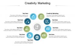 Creativity marketing ppt powerpoint presentation professional clipart images cpb