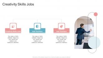 Creativity Skills Jobs In Powerpoint And Google Slides Cpb