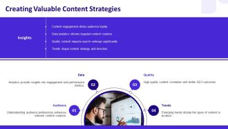 Creator SEO And Analytics Power PPT Template AT Impressive Content Ready