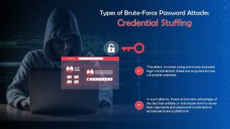 Credential Stuffing As A Type Of Brute Force Password Attack Training Ppt
