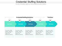 Credential stuffing solutions ppt powerpoint presentation file styles cpb