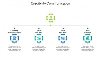 Credibility communication ppt powerpoint presentation layouts tips cpb