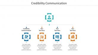 Credibility communication ppt powerpoint presentation styles slide download cpb