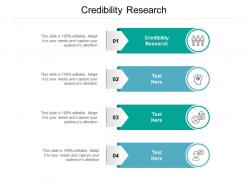 Credibility research ppt powerpoint presentation professional master slide cpb