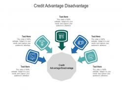Credit advantage disadvantage ppt powerpoint presentation summary example cpb