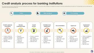Credit Analysis Process For Banking Institutions