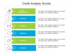 Credit analysis scores ppt powerpoint presentation slides backgrounds cpb
