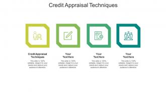 Credit appraisal techniques ppt powerpoint presentation infographic template grid cpb