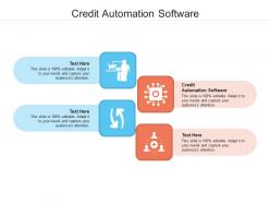 Credit automation software ppt powerpoint presentation professional example introduction cpb