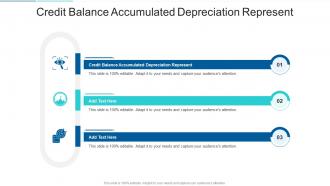 Credit Balance Accumulated Depreciation Represent In Powerpoint And Google Slides Cpb