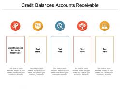 Credit balances accounts receivable ppt powerpoint presentation styles deck cpb