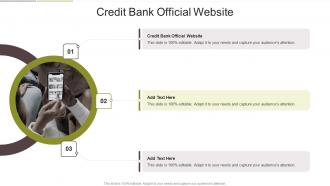 Credit Bank Official Website In Powerpoint And Google Slides Cpb