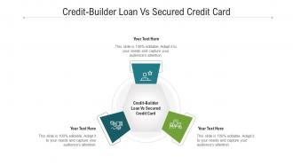 Credit builder loan vs secured credit card ppt powerpoint presentation styles guidelines cpb
