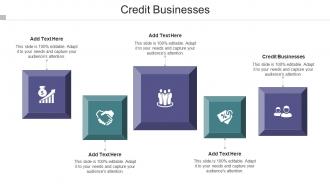 Credit Businesses Ppt Powerpoint Presentation Show Brochure Cpb