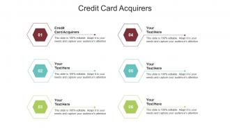 Credit card acquirers ppt powerpoint presentation visual aids styles cpb