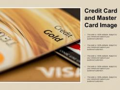 Credit Card And Master Card Image