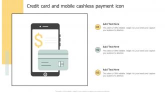 Credit Card And Mobile Cashless Payment Icon