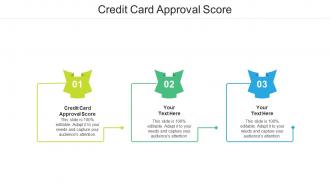Credit card approval score ppt powerpoint presentation summary show cpb
