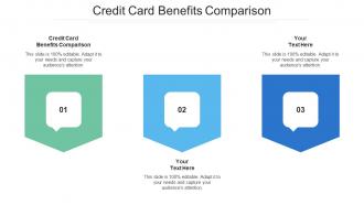 Credit Card Benefits Comparison Ppt Powerpoint Presentation Model Inspiration Cpb