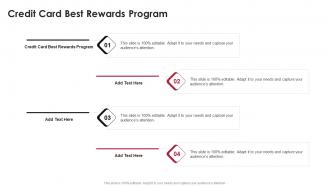 Credit Card Best Rewards Program In Powerpoint And Google Slides Cpb