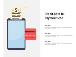Credit Card Bill Payment Icon