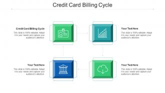 Credit Card Billing Cycle Ppt Powerpoint Presentation Pictures Sample Cpb