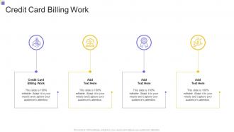 Credit Card Billing Work In Powerpoint And Google Slides Cpb