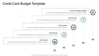 Credit Card Budget Template In Powerpoint And Google Slides Cpb