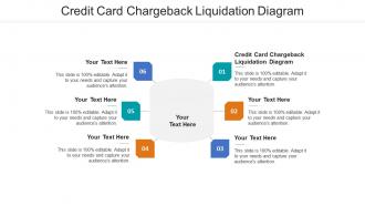 Credit card chargeback liquidation diagram ppt powerpoint presentation professional cpb