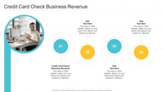 Credit Card Check Business Revenue In Powerpoint And Google Slides Cpb