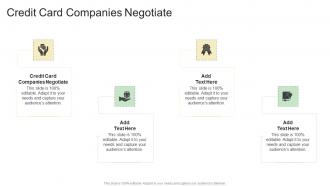 Credit Card Companies Negotiate In Powerpoint And Google Slides Cpb