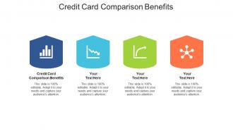 Credit card comparison benefits ppt powerpoint presentation gallery structure cpb