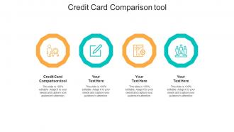 Credit card comparison tool ppt powerpoint presentation layouts deck cpb