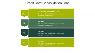 Credit card consolidation loan ppt powerpoint presentation styles portfolio cpb