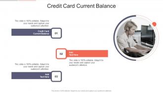 Credit Card Current Balance In Powerpoint And Google Slides Cpb