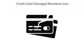 Credit Card Damaged Monotone Icon In Powerpoint Pptx Png And Editable Eps Format