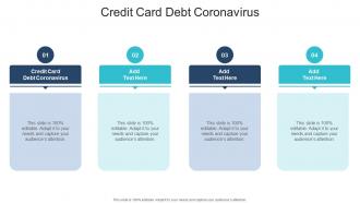 Credit Card Debt Coronavirus In Powerpoint And Google Slides Cpb