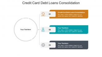 Credit card debt loans consolidation ppt powerpoint presentation gallery grid cpb