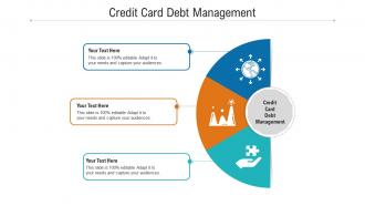 Credit card debt management ppt powerpoint presentation summary background cpb