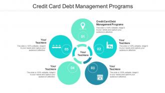 Credit card debt management programs ppt powerpoint presentation icon images cpb