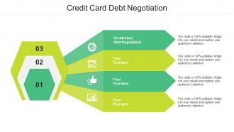 Credit card debt negotiation ppt powerpoint presentation ideas diagrams cpb