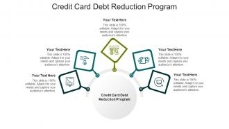 Credit card debt reduction program ppt powerpoint presentation file designs download cpb