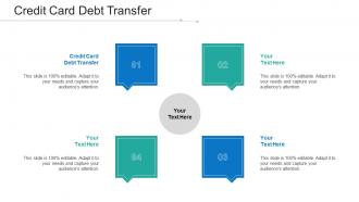 Credit Card Debt Transfer Ppt Powerpoint Presentation Show Visual Aids Cpb