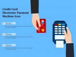 Credit Card Electronic Payment Machine Icon
