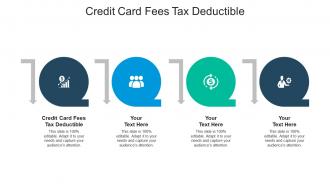 Credit card fees tax deductible ppt powerpoint presentation model icon cpb