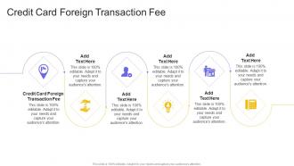 Credit Card Foreign Transaction Fee In Powerpoint And Google Slides Cpb