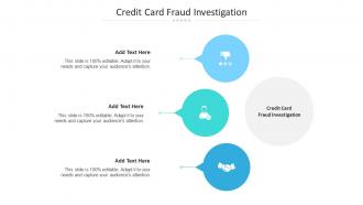 Credit Card Fraud Investigation Ppt Powerpoint Presentation Styles Infographic Template Cpb